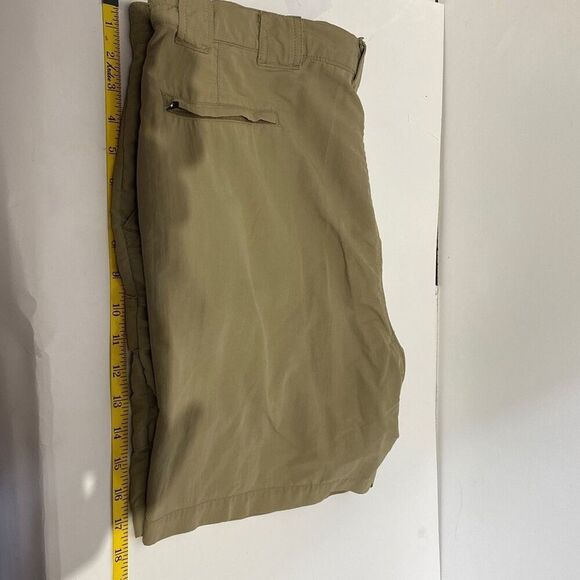 L.L. Bean Women's Tan High Waist Nylon Cargo Trekking Shorts Size XL - Picture 10 of 11